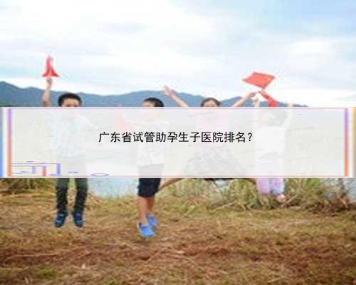 广东省试管助孕生子医院排名？